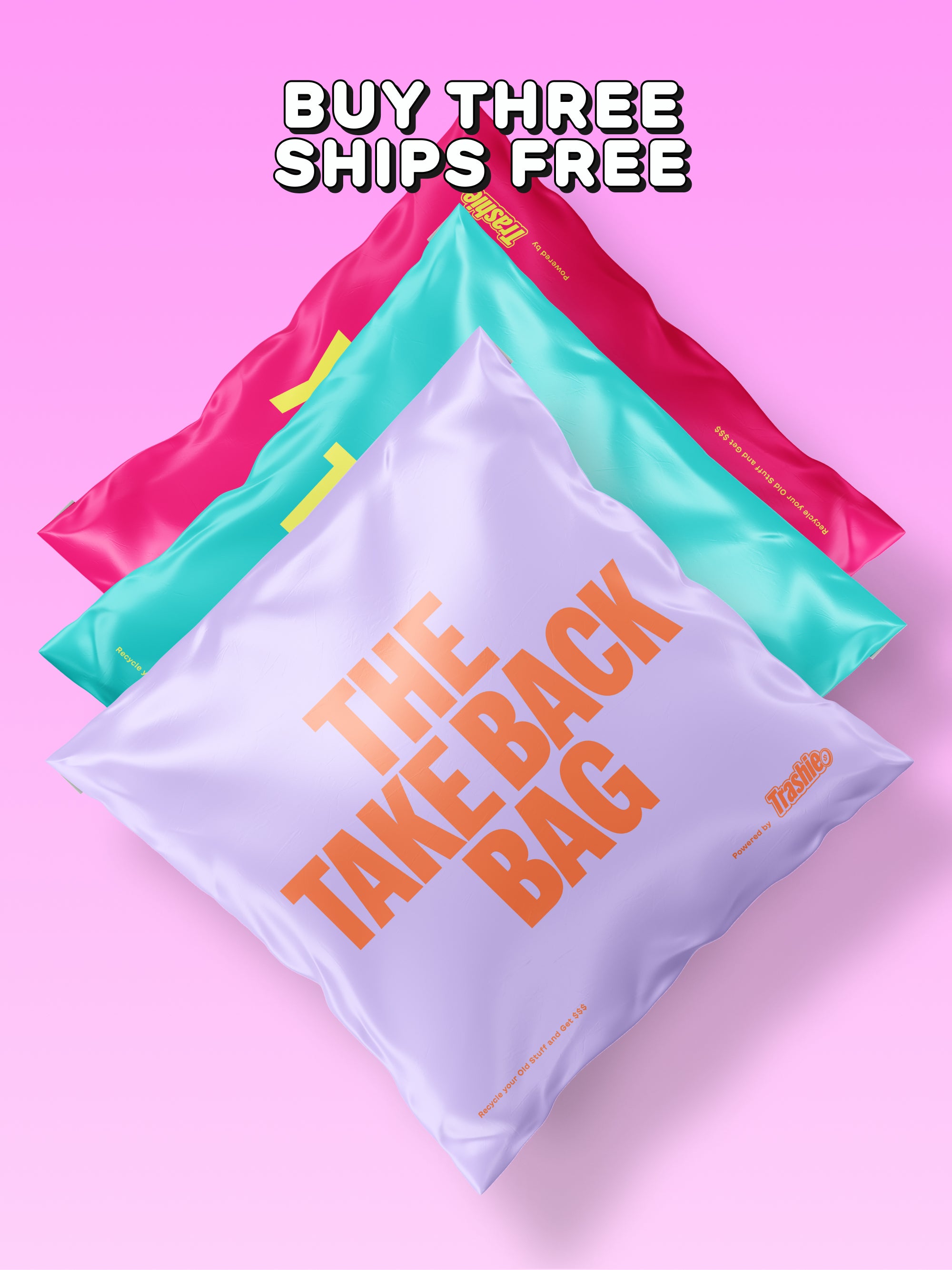 Take Back Bag Rainbow 3 Pack – For Days