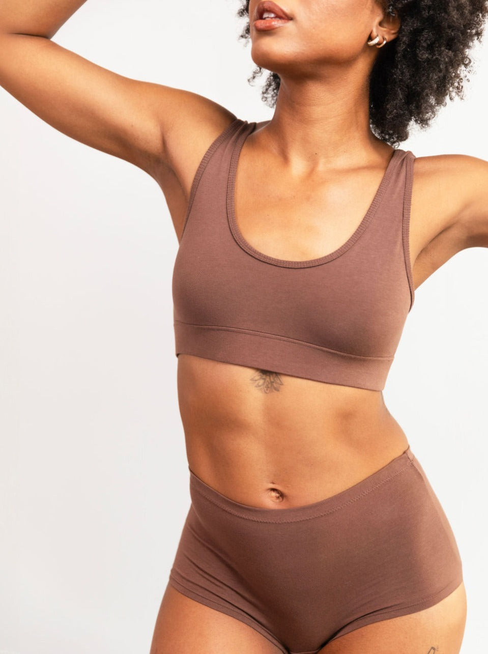 Scoop Bralette - Cocoa – For Days