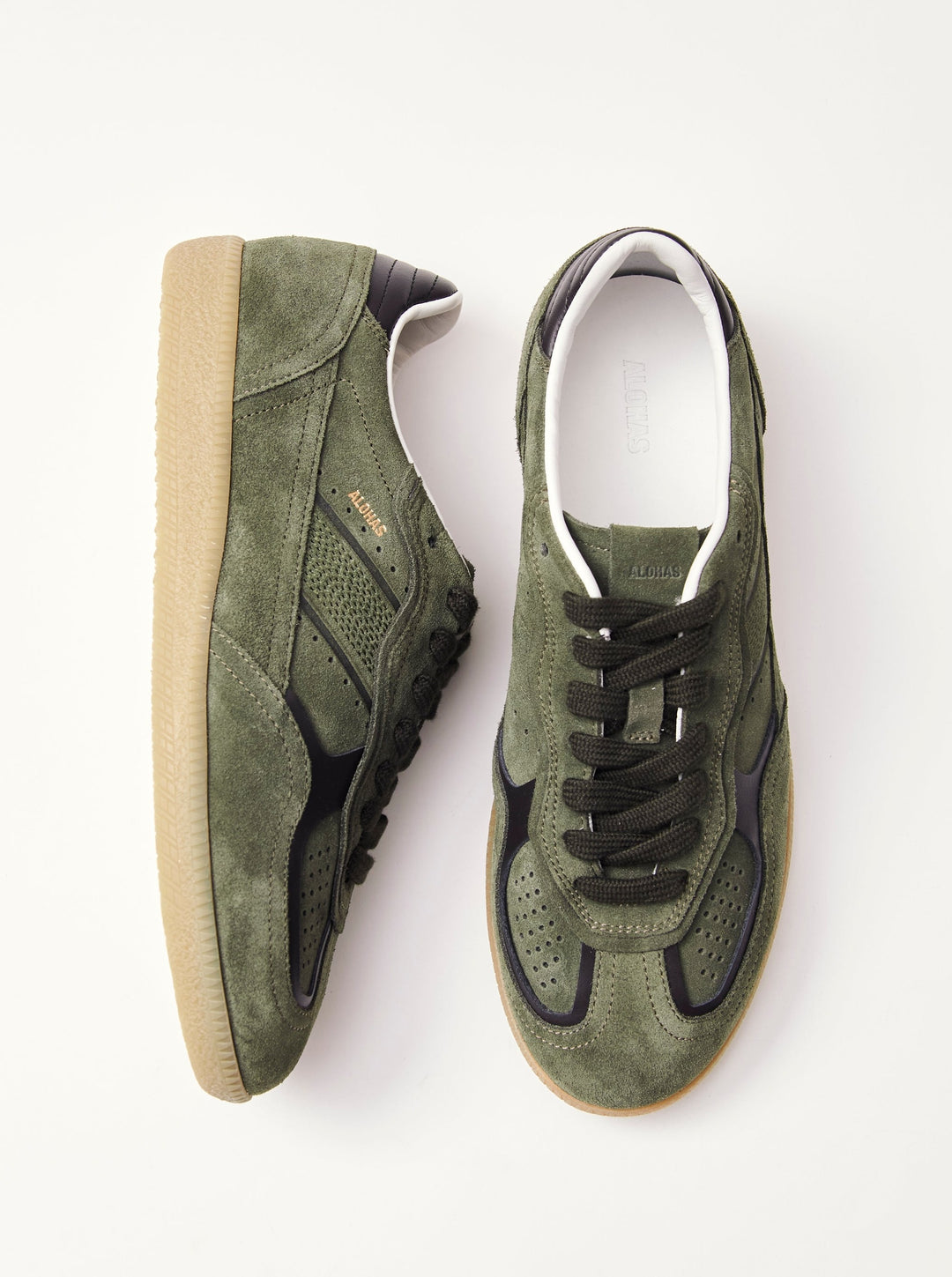 Tb.490 Rife Dusty Olive Leather Sneakers – For Days