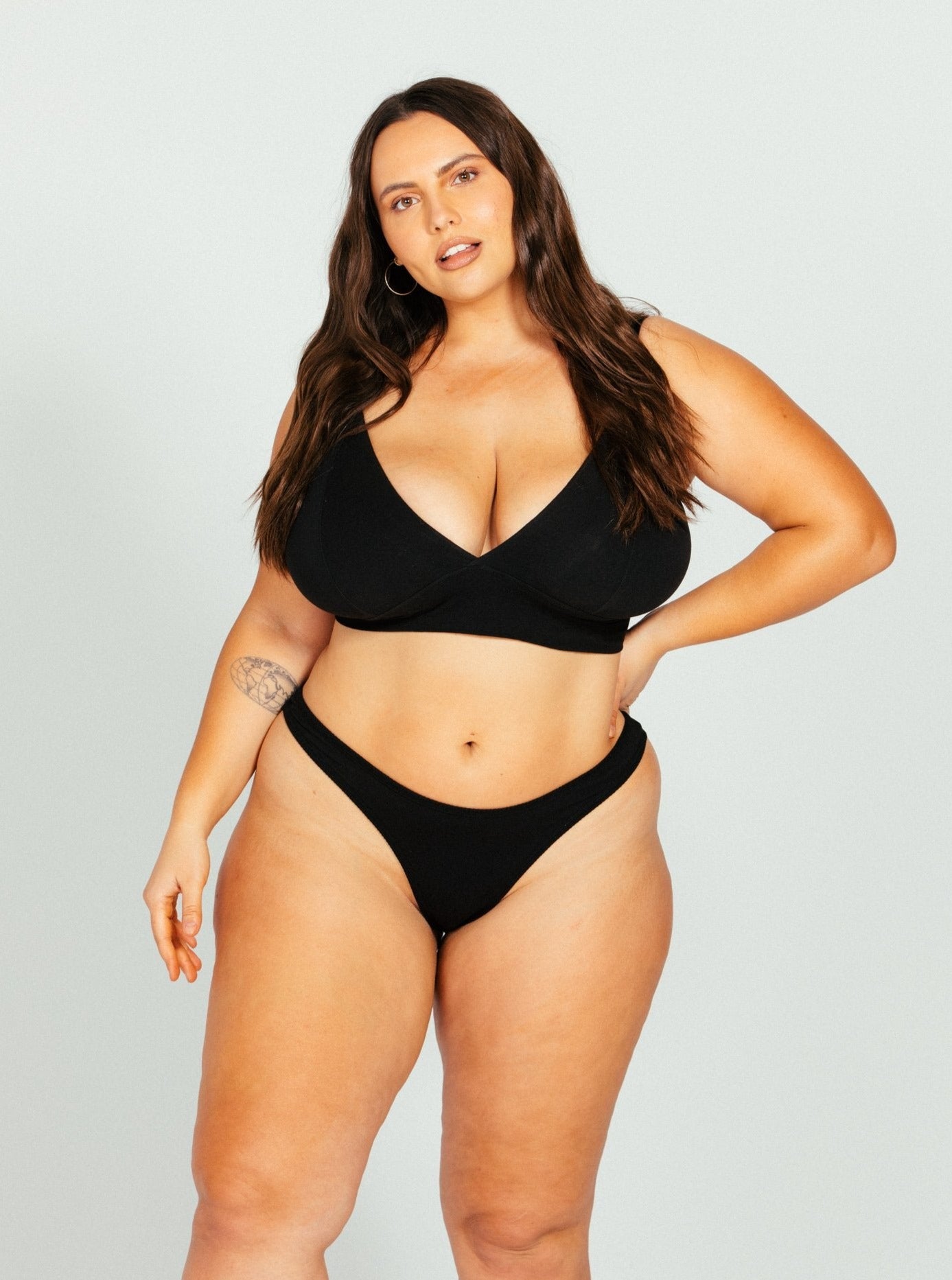 Longline Bralette - Black – For Days