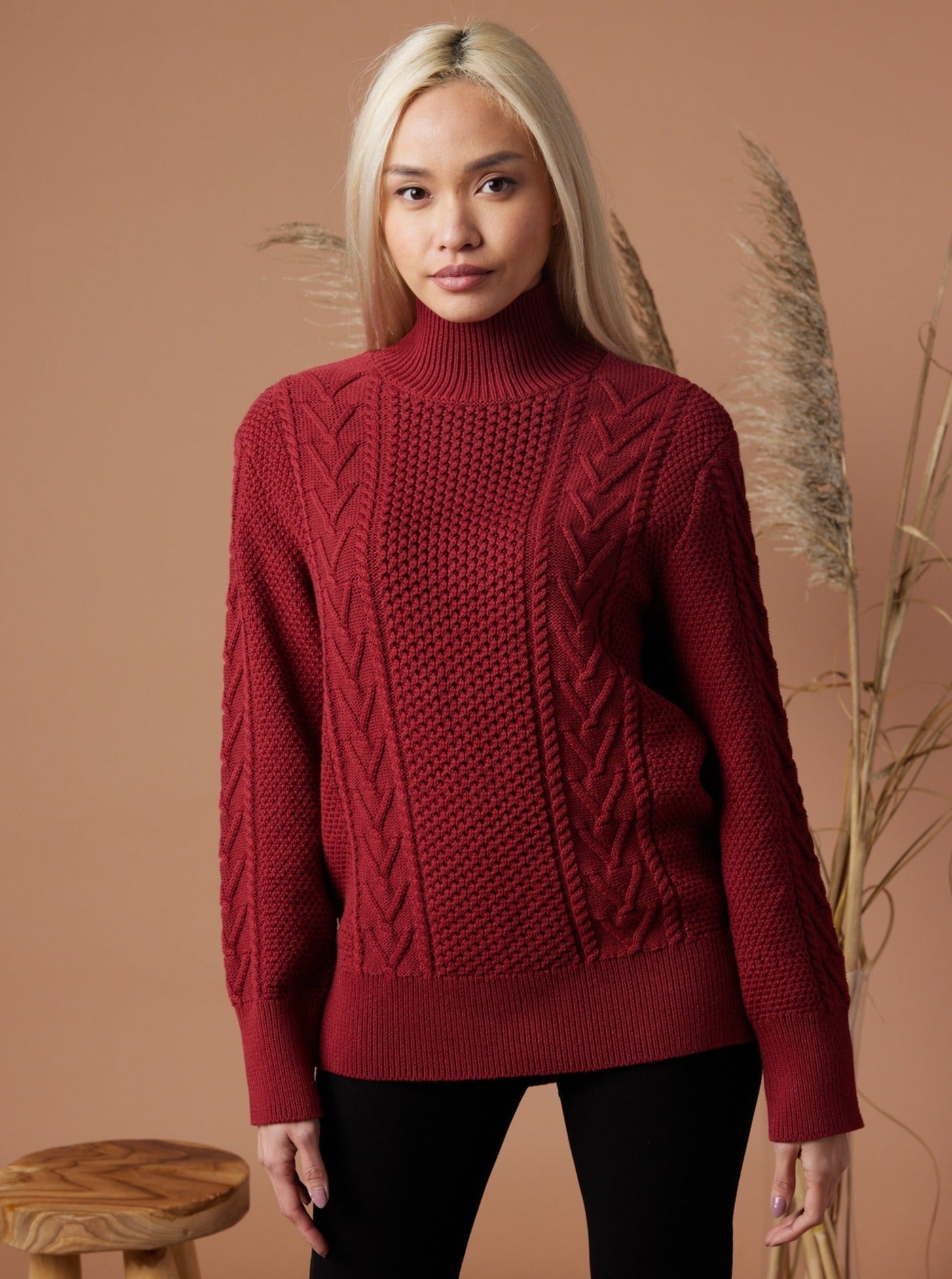 Dallas Sweater - Ruby – For Days