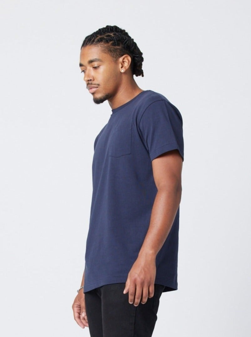 Men's Heavyweight Pocket Tee - Midnight – For Days